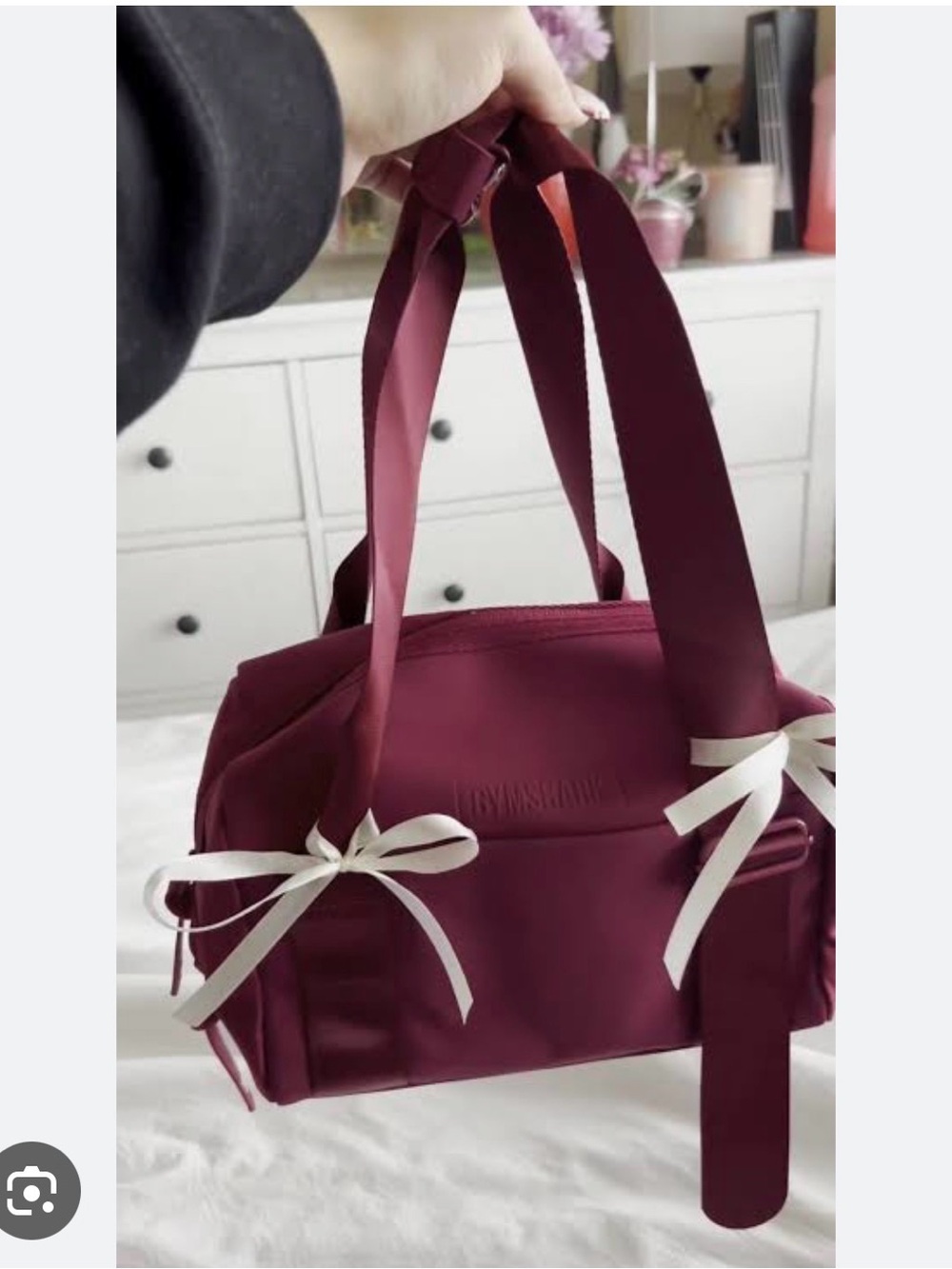 Gymshark Plum Burgundy Gym Mini Duffle Bag